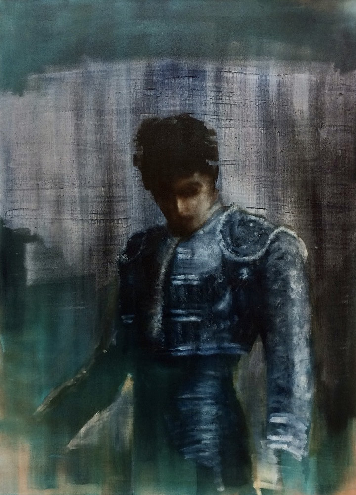 Mann in Torero Kostüm