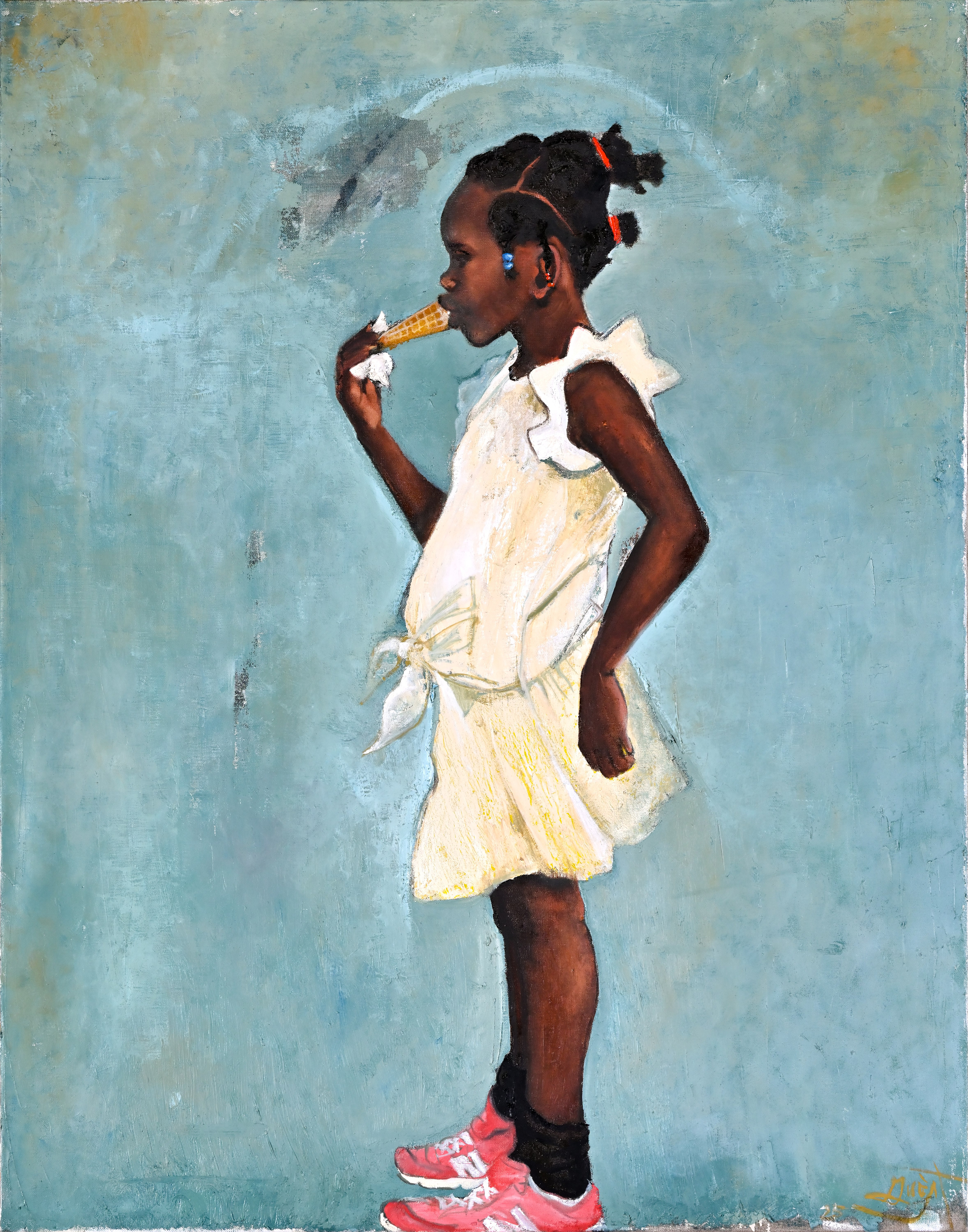 Little Girl with Cone