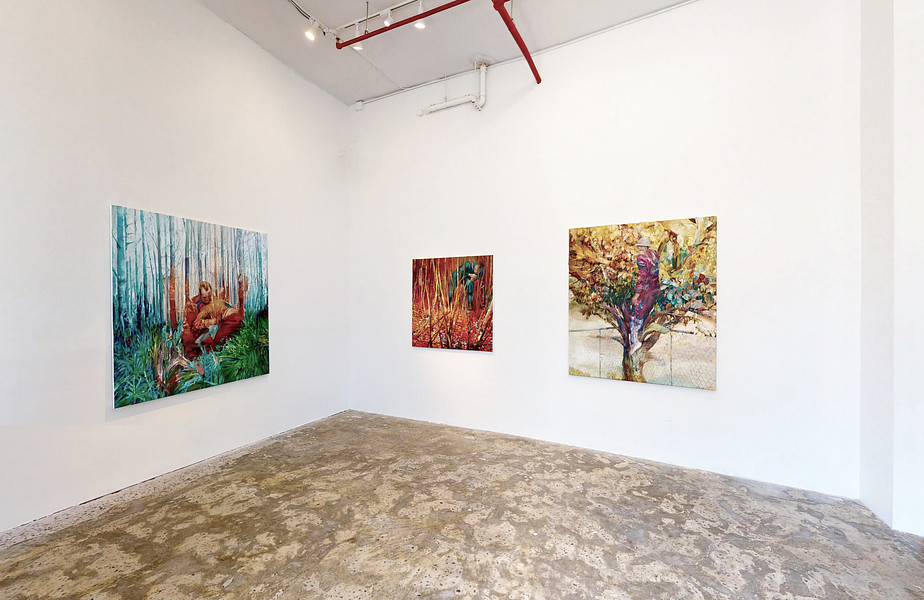 Installation View _Daily Routine To Avoid Inner Balance_ works by Dan Voinea