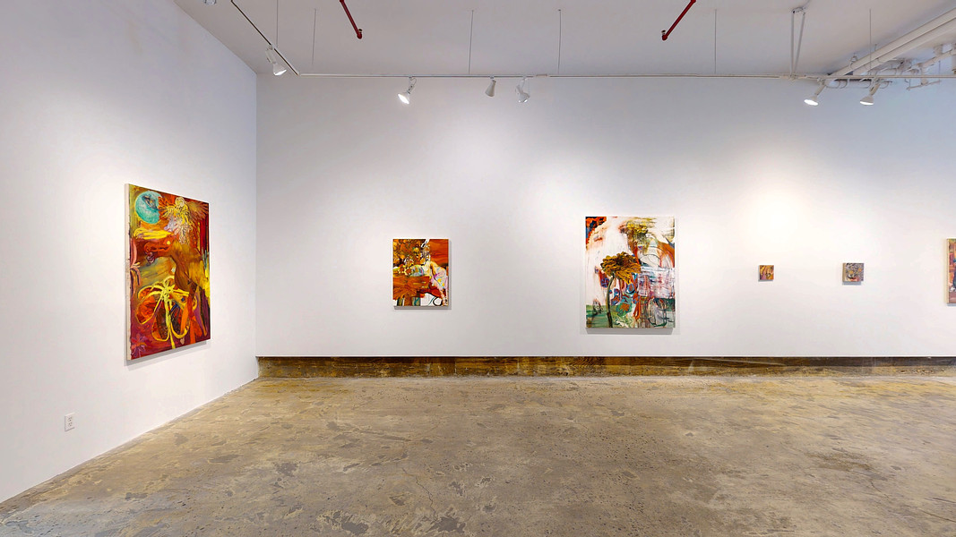 Installation View _Waxing Glimmer, Shedding Beams_ works by Jeane Cohen