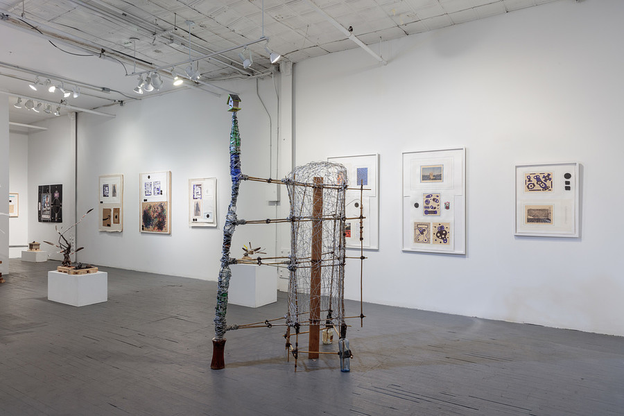 Installation View // The Big Picture, One Halo, Sculptures and Drawings by Arthur Simms