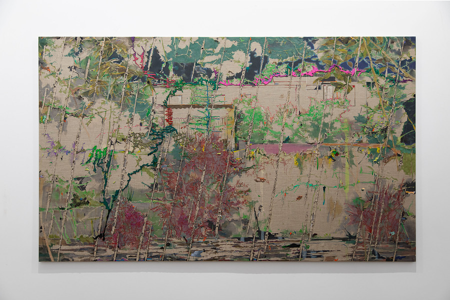 Installation View _ Exotic Homeland_ works by Paul Wesenberg _ Slag Gallery @ Galerie RX, Paris 