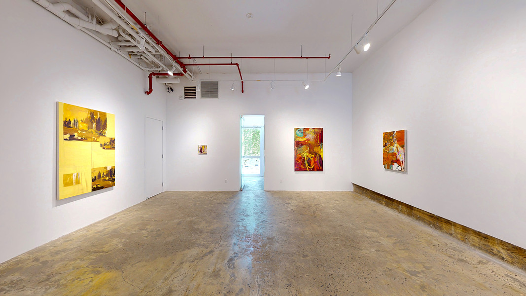 Installation View _Waxing Glimmer, Shedding Beams_ works by Jeane Cohen