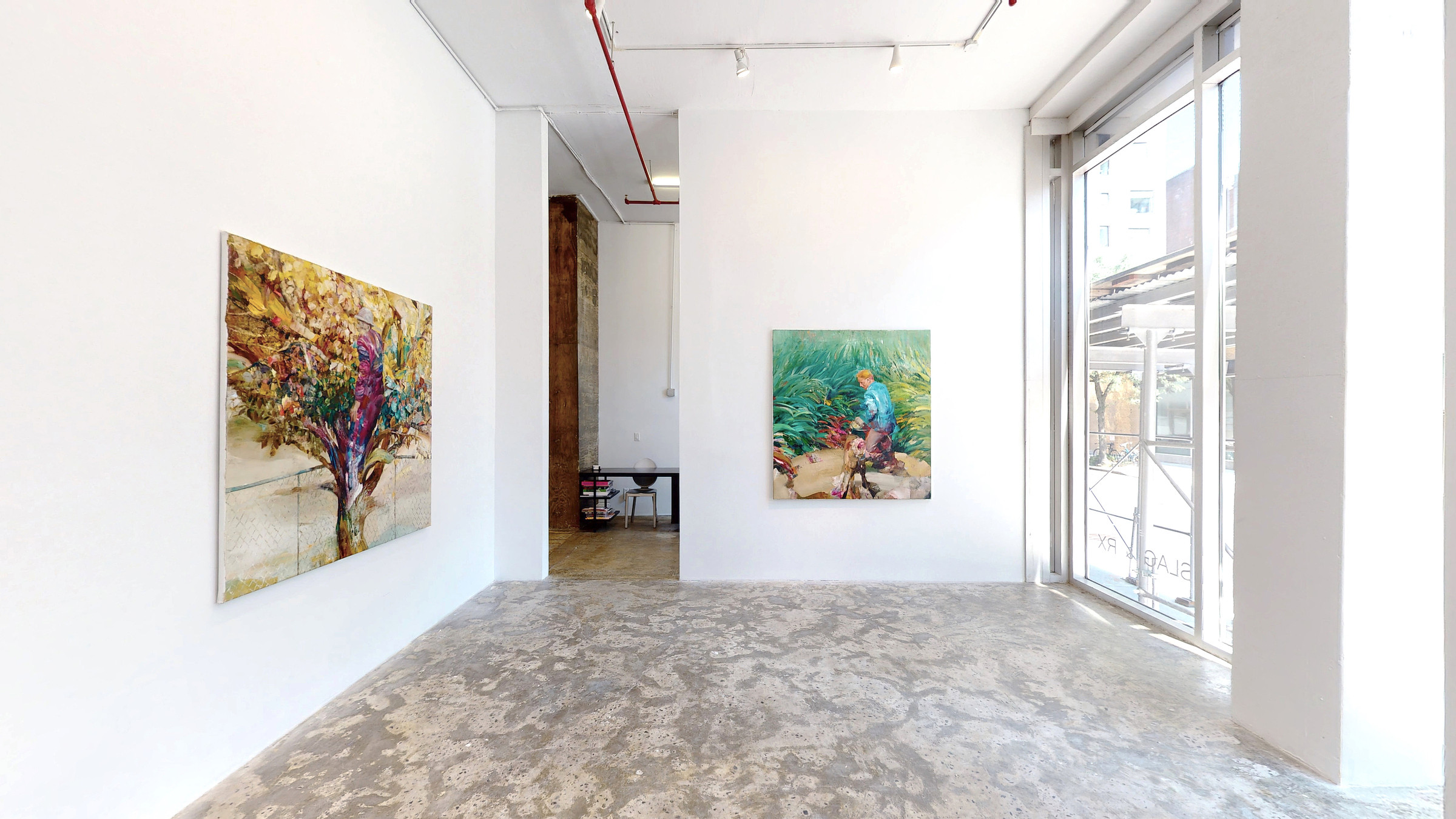 Installation View _Daily Routine To Avoid Inner Balance_ works by Dan Voinea