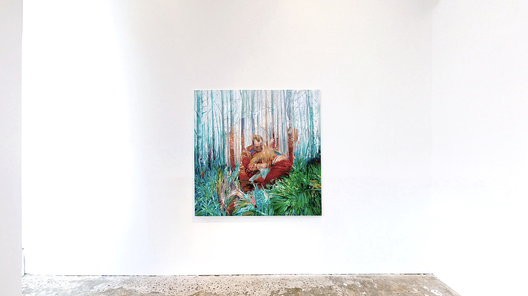 Installation View _Daily Routine To Avoid Inner Balance_ works by Dan Voinea