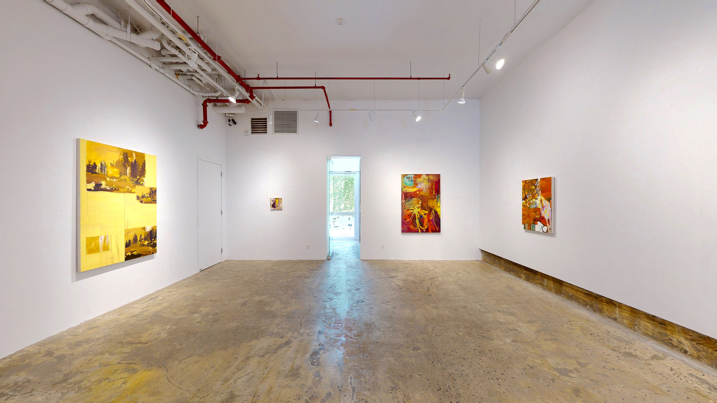 Installation View _Waxing Glimmer, Shedding Beams_ works by Jeane Cohen