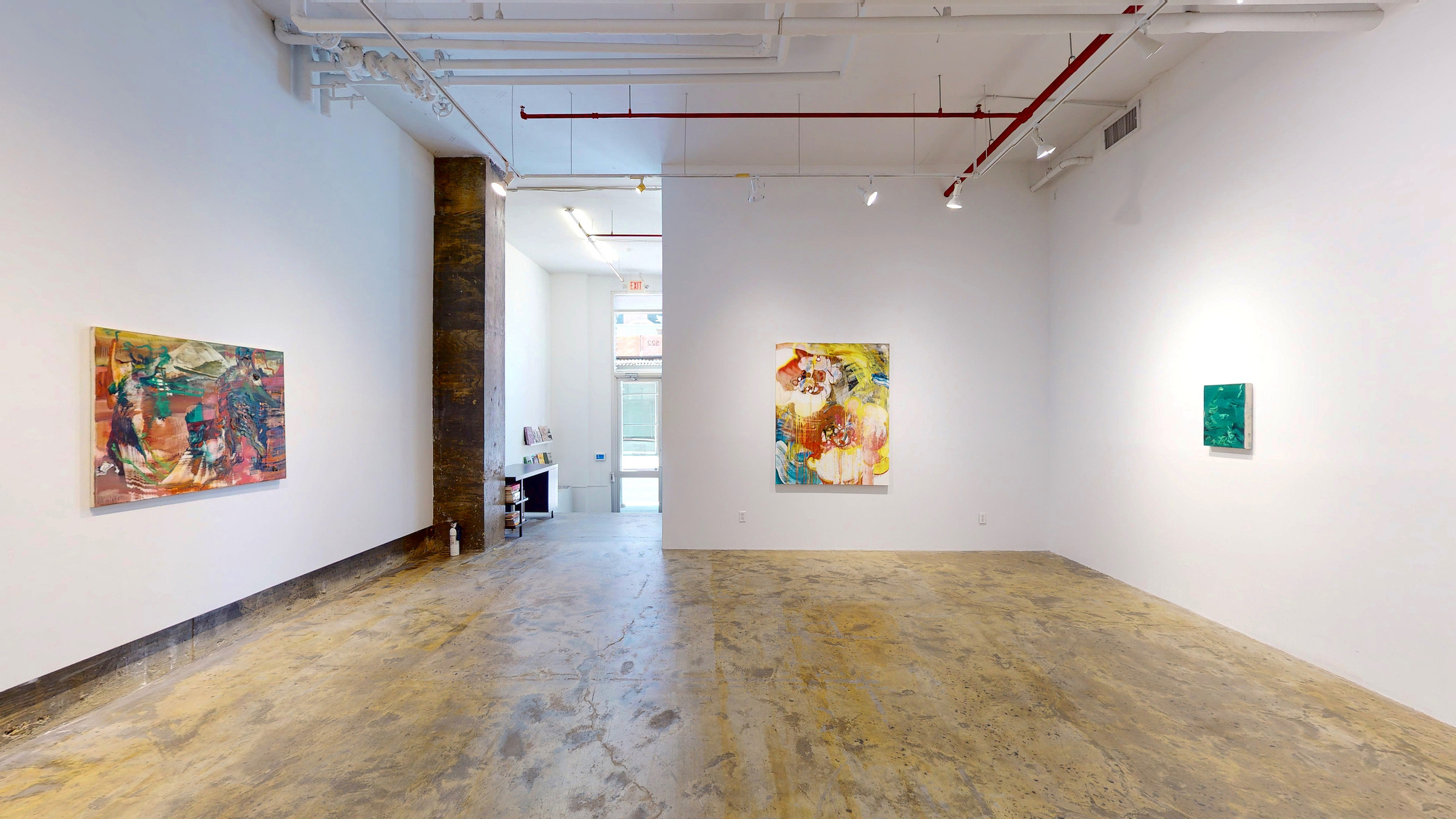 Installation View _Waxing Glimmer, Shedding Beams_ works by Jeane Cohen