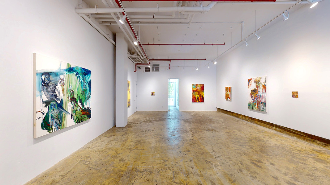 Installation View _Waxing Glimmer, Shedding Beams_ works by Jeane Cohen