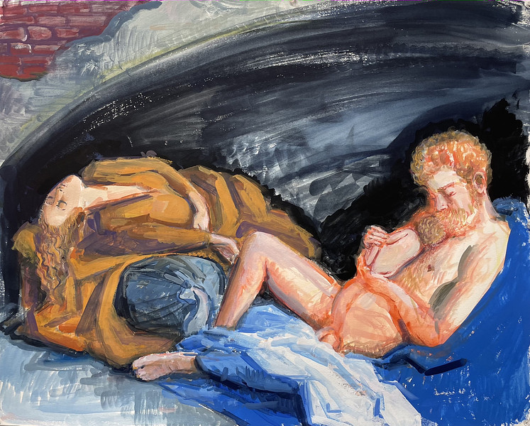 Rest on the Flight into Egypt (After Orazio Gentileschi),