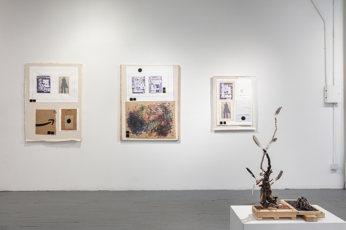 Installation View // The Big Picture, One Halo, Sculptures and Drawings by Arthur Simms