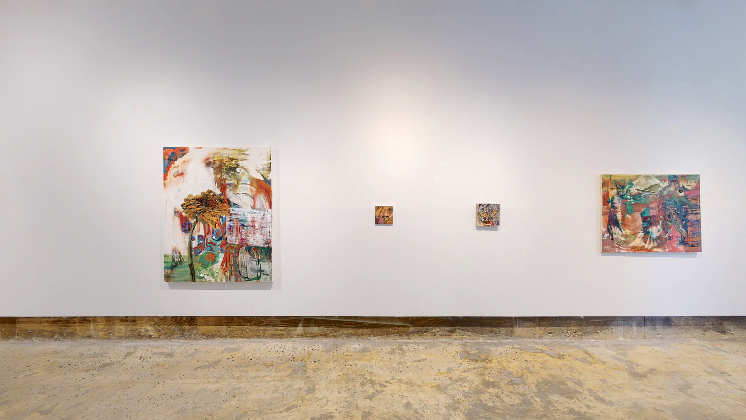 Installation View _Waxing Glimmer, Shedding Beams_ works by Jeane Cohen