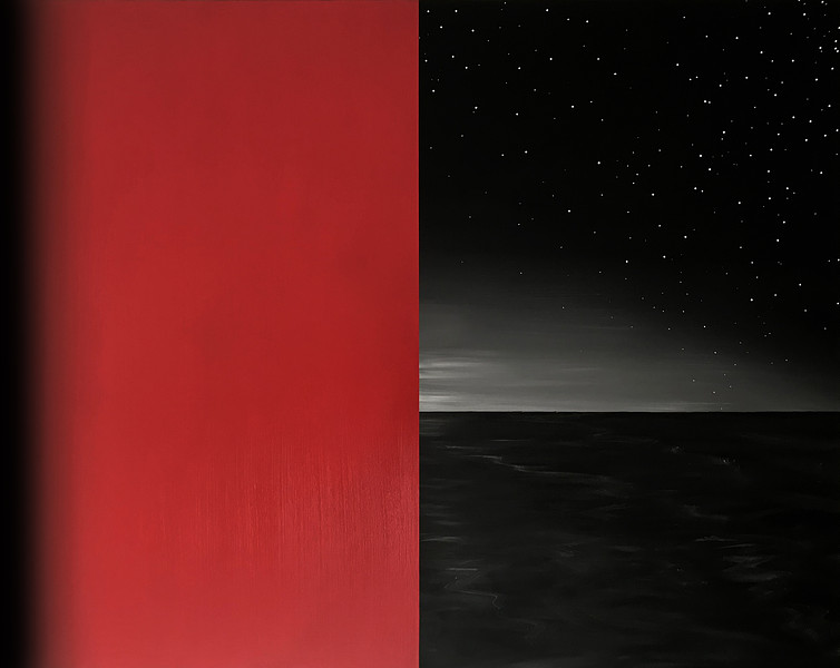 Abstract composition X