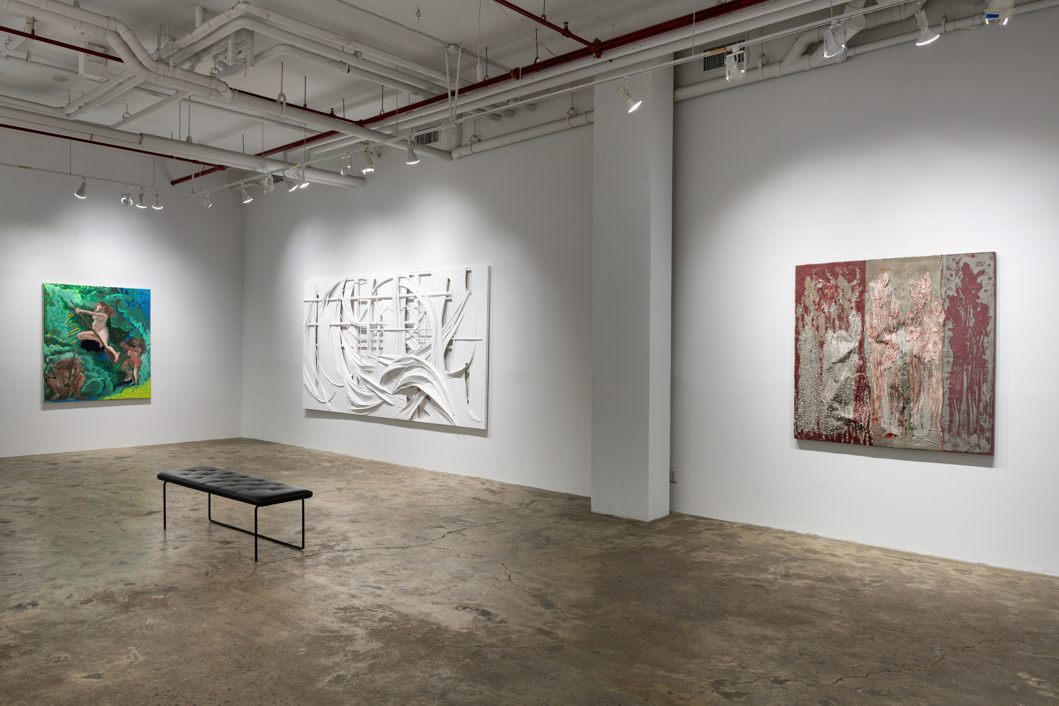 Installation View _ "Rule of Five" _ works by Tirtzah Bassel, Chellis Baird, and Naomi Safran-Hon