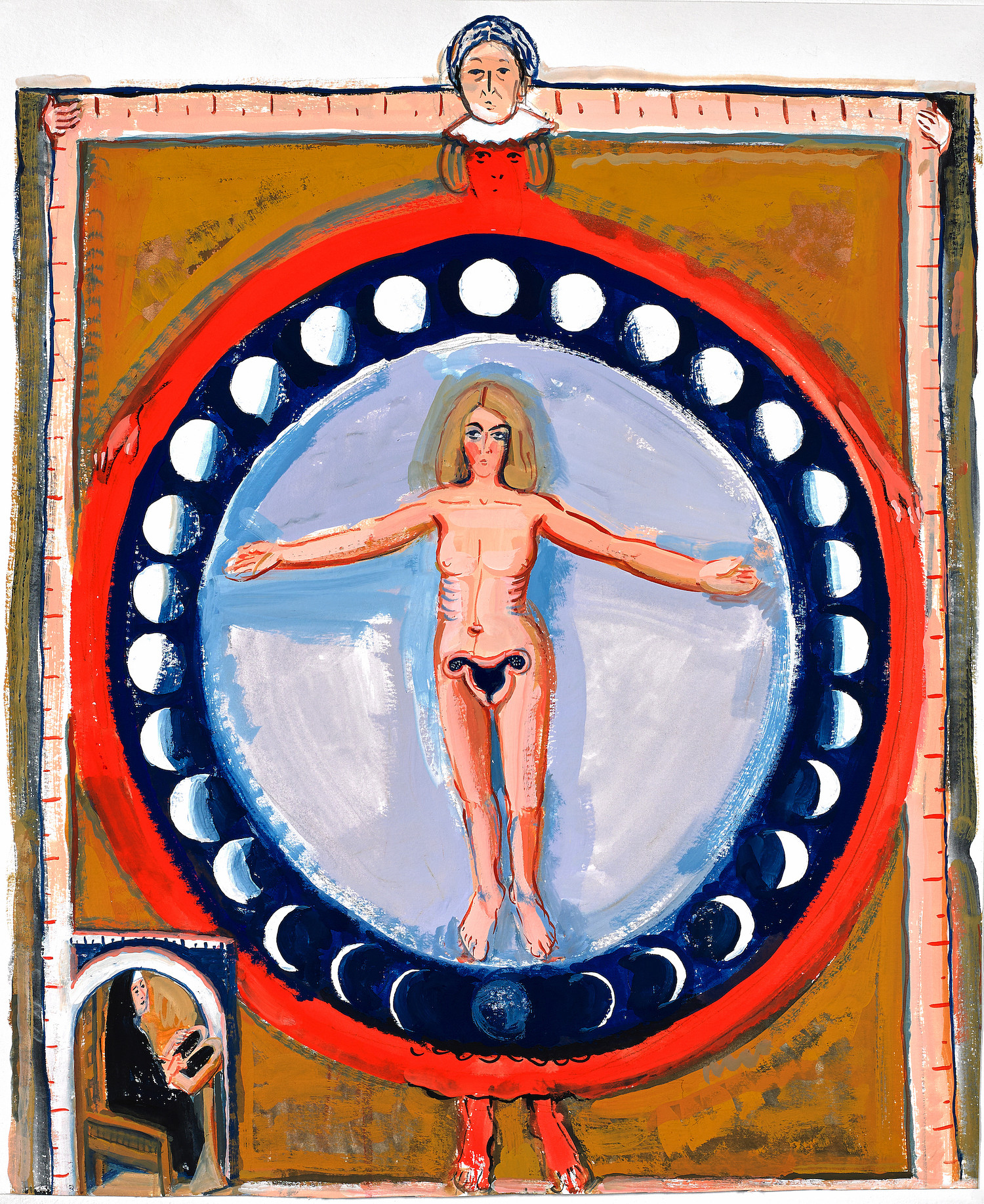 Homo Lunae or Human of the Moon (After St. Hildegard of Bingen)