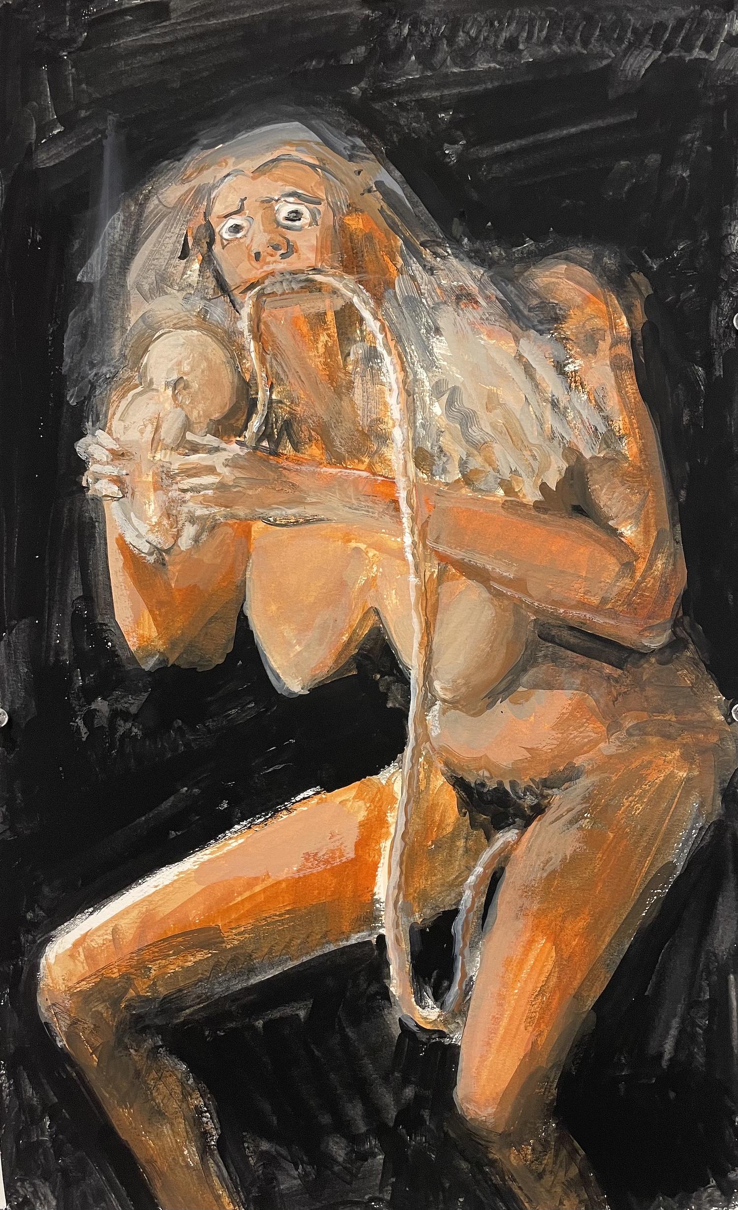 Mother Severing the Umbilical Cord (After Goya)