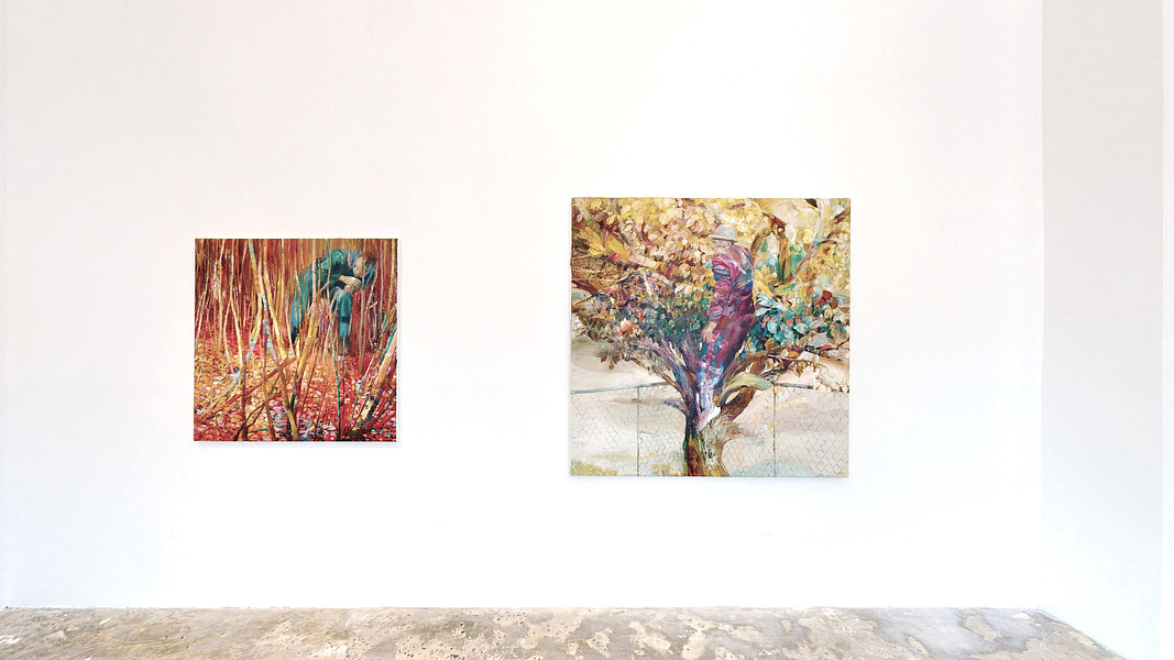 Installation View _Daily Routine To Avoid Inner Balance_ works by Dan Voinea