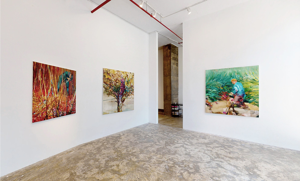 Installation View _Waxing Glimmer, Shedding Beams_ works by Dan Voinea