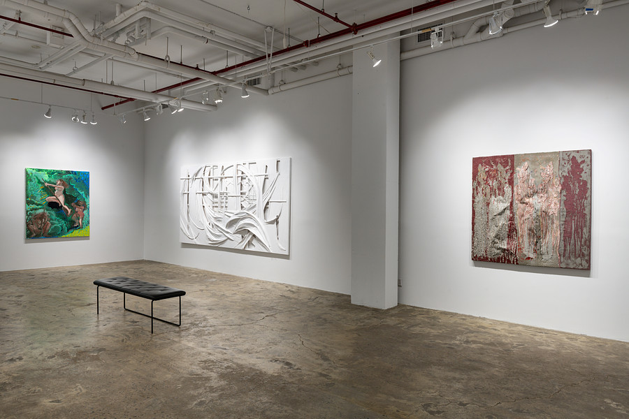 Installation View _ "Rule of Five" _ works by Tirtzah Bassel, Chellis Baird, and Naomi Safran-Hon