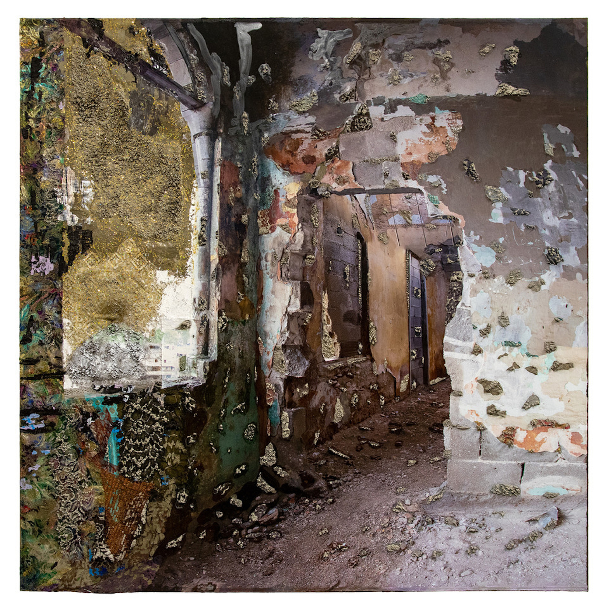 Looking back at the neighbors across the valley