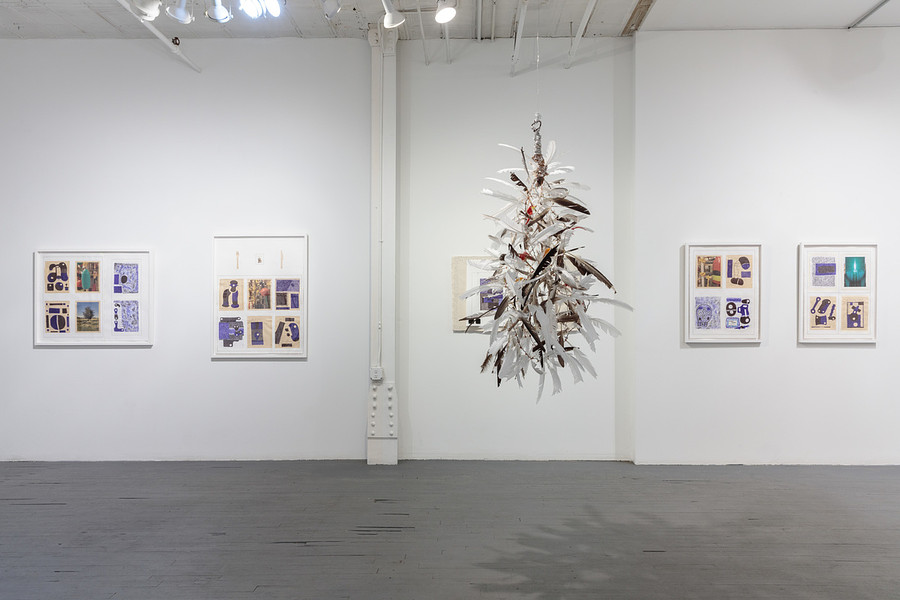 Installation View // The Big Picture, One Halo, Sculptures and Drawings by Arthur Simms