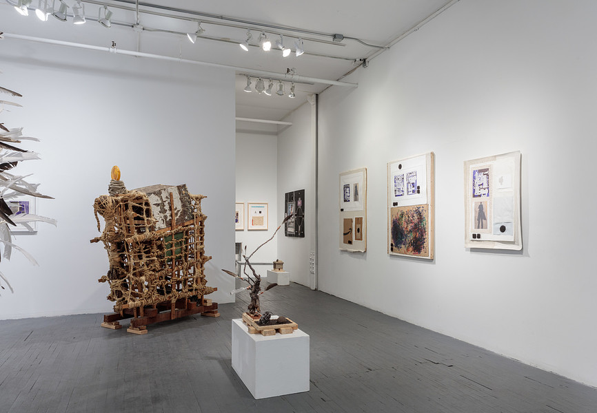 Installation View // The Big Picture, One Halo, Sculptures and Drawings by Arthur Simms