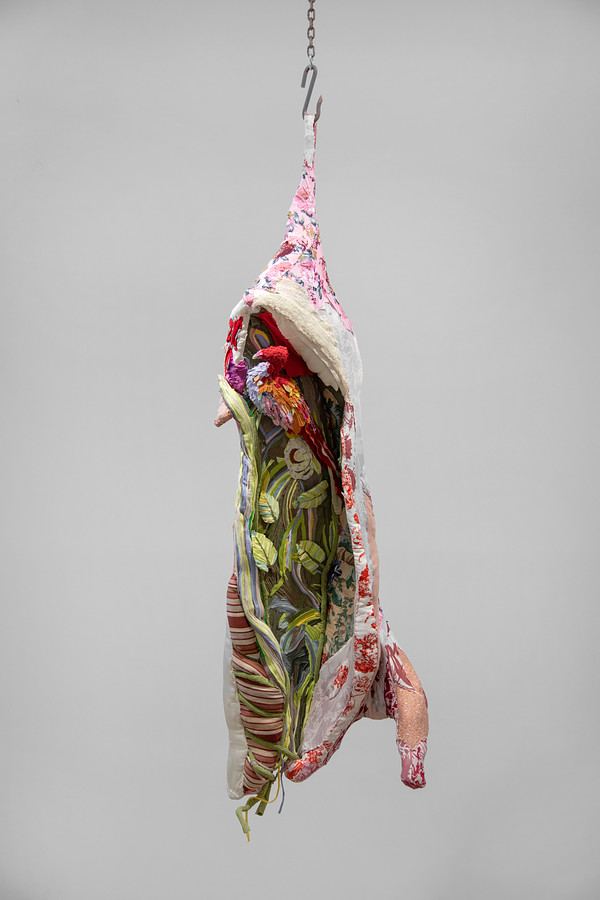 Installation View _ Fibrous Landscapes _ works by Tamara Kostianovsky _ Slag Gallery @ Galerie RX, Paris