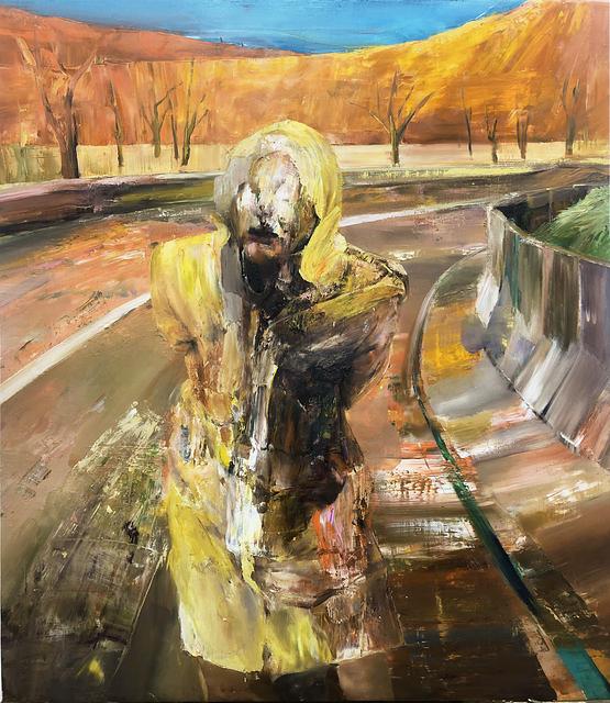 Pilgrim II, 2020, oil on linen, 63 x 55 in (160 X 140 cm)