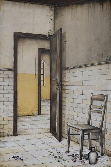 Fragile Circumstances, 2020, oil on canvas, (100 x 150 cm) 59 x 39 in