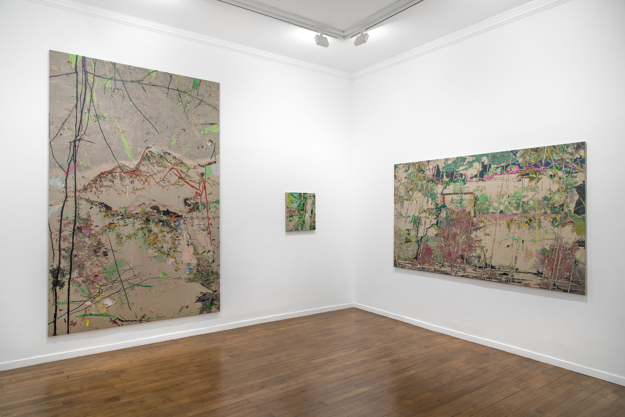 Installation View _ Exotic Homeland_ works by Paul Wesenberg _ Slag Gallery @ Galerie RX, Paris 
