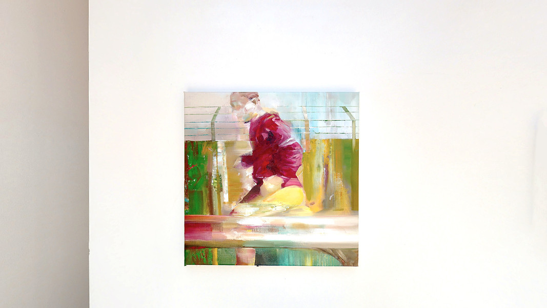 Installation View _Daily Routine To Avoid Inner Balance_ works by Dan Voinea