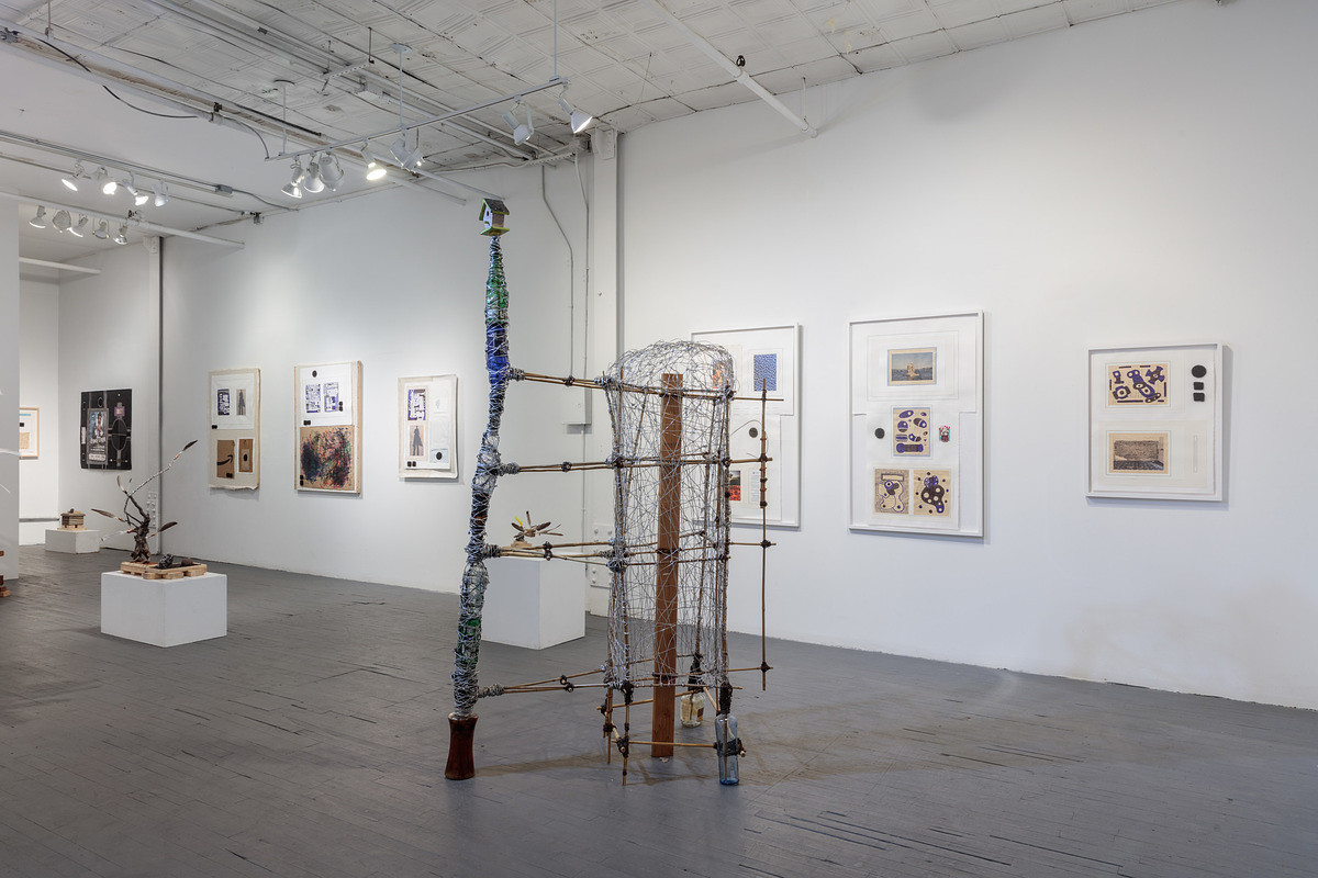 Installation View // The Big Picture, One Halo, Sculptures and Drawings by Arthur Simms