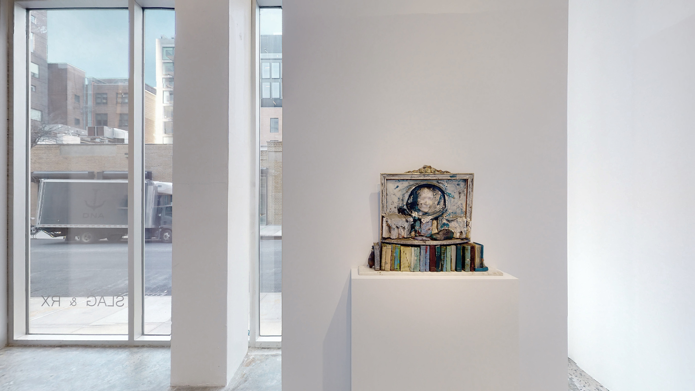 Installation View _ THESE BOOKS ARE PAINTINGS _ works by Stella Waitzkin