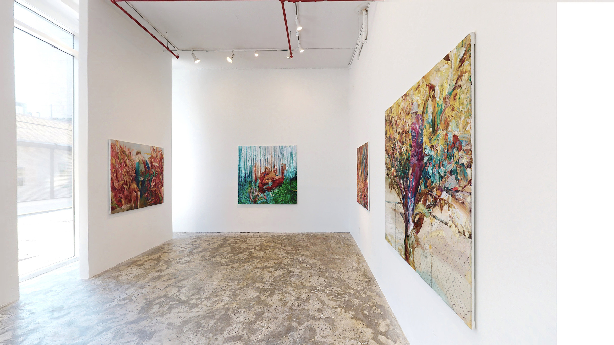 Installation View _Daily Routine To Avoid Inner Balance_ works by Dan Voinea