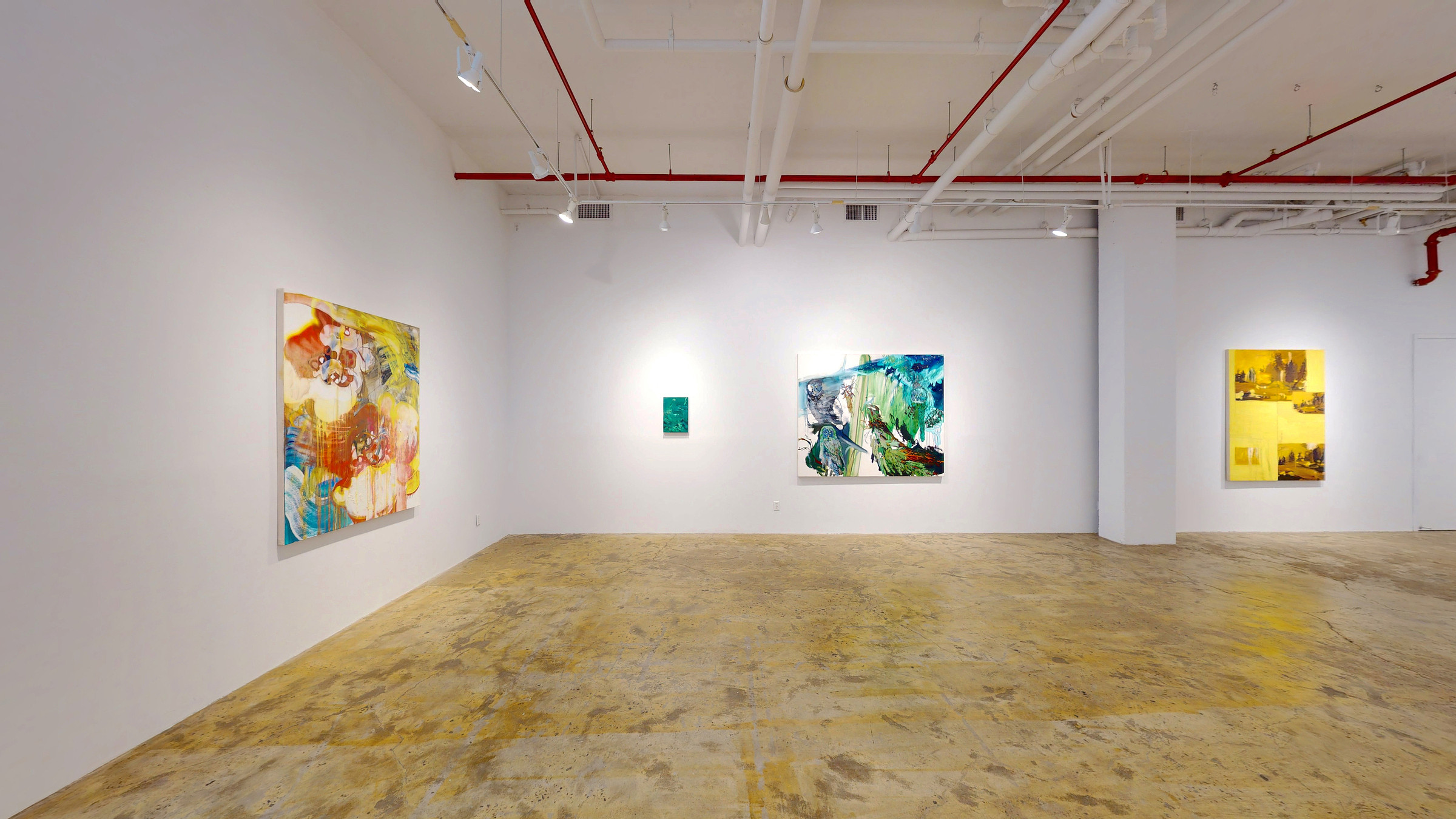 Installation View _Waxing Glimmer, Shedding Beams_ works by Jeane Cohen