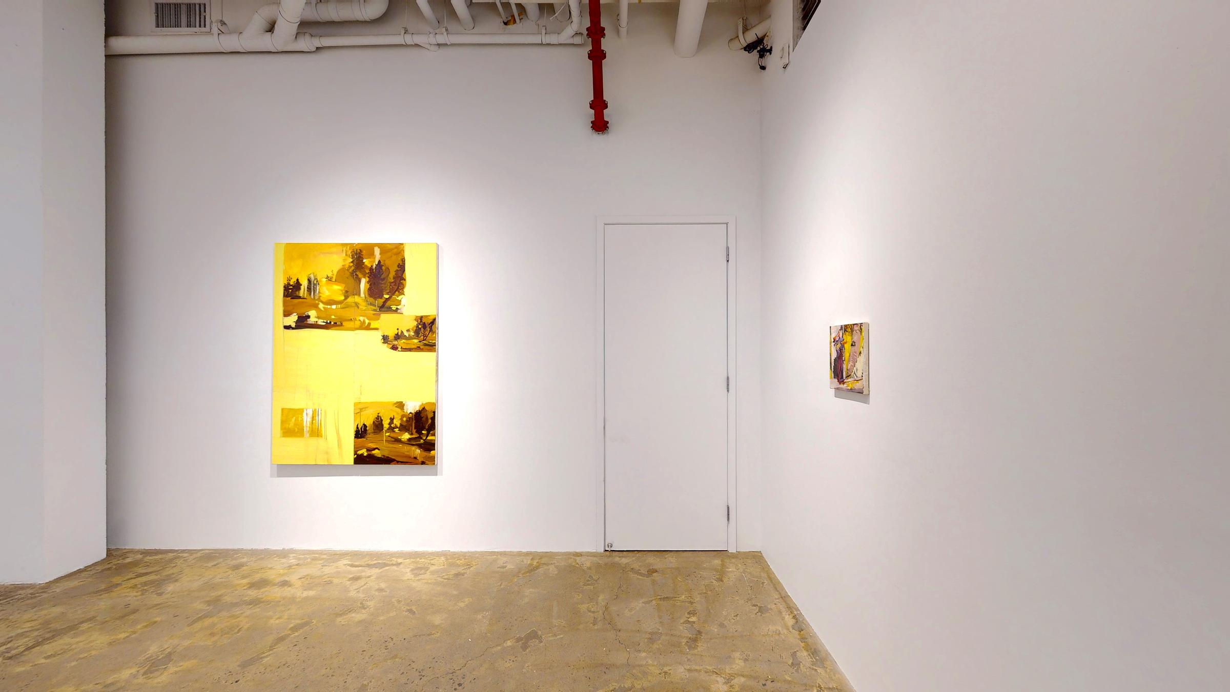 Installation View _Waxing Glimmer, Shedding Beams_ works by Jeane Cohen
