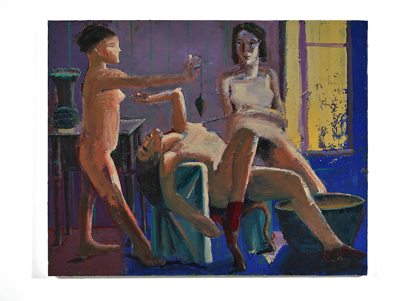 Self Portrait of the Artist as a Young Painter (after Balthus)