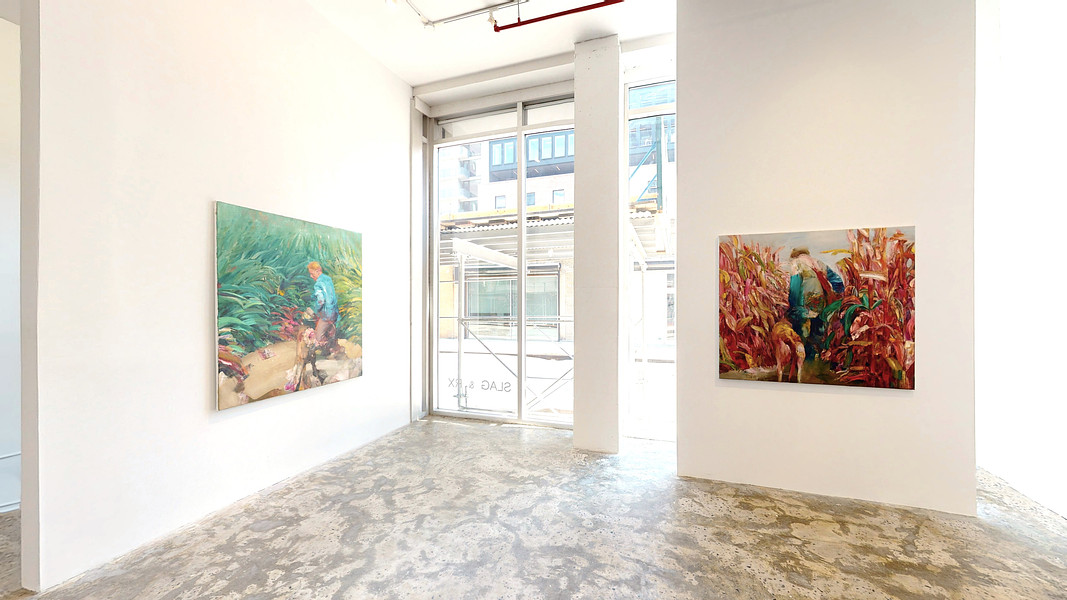 Installation View _Daily Routine To Avoid Inner Balance_ works by Dan Voinea