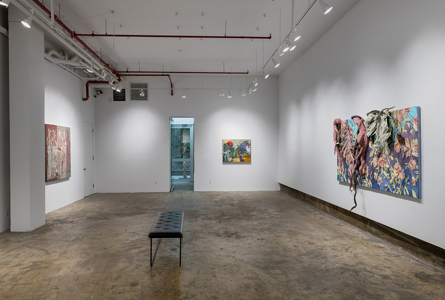 Installation View _ "Rule of Five" _ works by Naomi Safran-Hon, Luiza Gottschalk, & Tamara Kostianovsky 