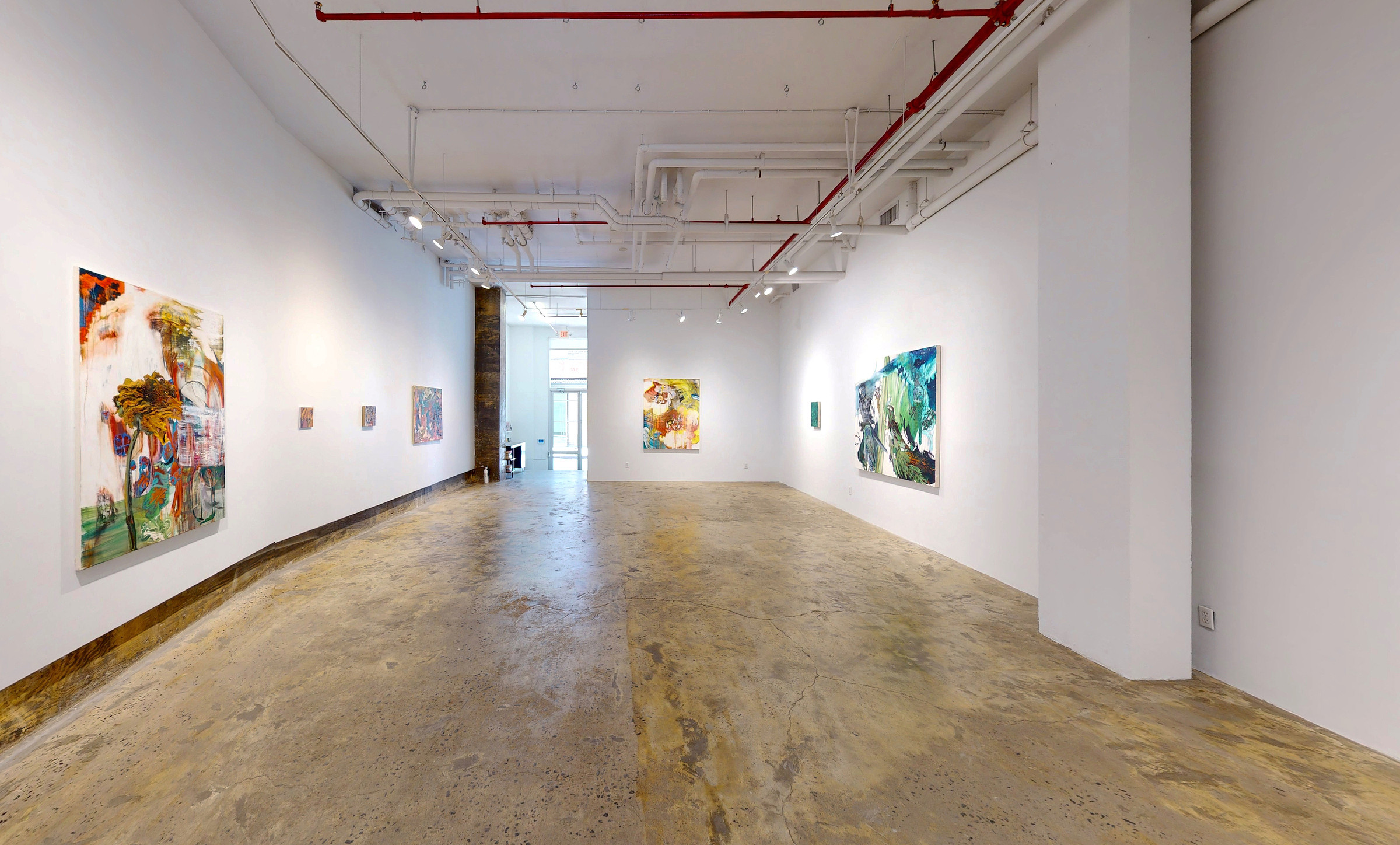 Installation View _Waxing Glimmer, Shedding Beams_ works by Jeane Cohen